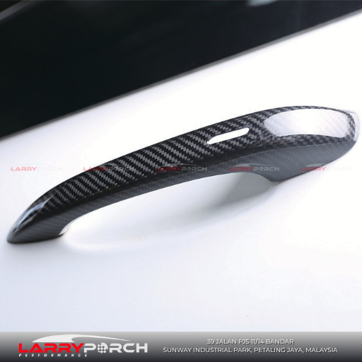 Carbon Fiber Door Handles Cover for Porsche Cayenne 9Y0.1 (2018‑2023)