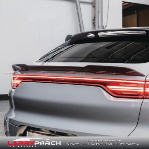Coupe TKT Style Carbon Fiber Middle Spoiler for Porsche Cayenne 9Y0.1 (2018‑2023)