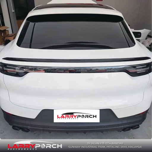 Coupe Turbo Style carbon fiber middle spoiler for Porsche Cayenne 9Y0.1 (2018‑2023)
