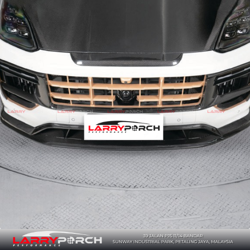 GTS Dual Day Running Light Carbon Fiber Mesh Decorative Strip for Porsche Cayenne 9Y0.2