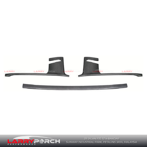 GTS Single Day Running Light Carbon Fiber Mesh Decorative Strip for Porsche