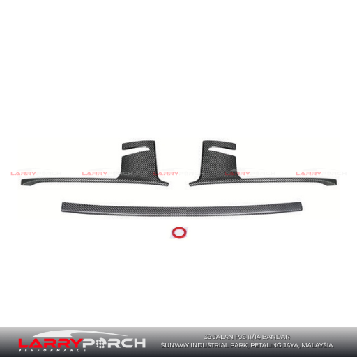 GTS single day running light carbon fiber mesh decorative strip for Porsche Cayenne 9Y0.2