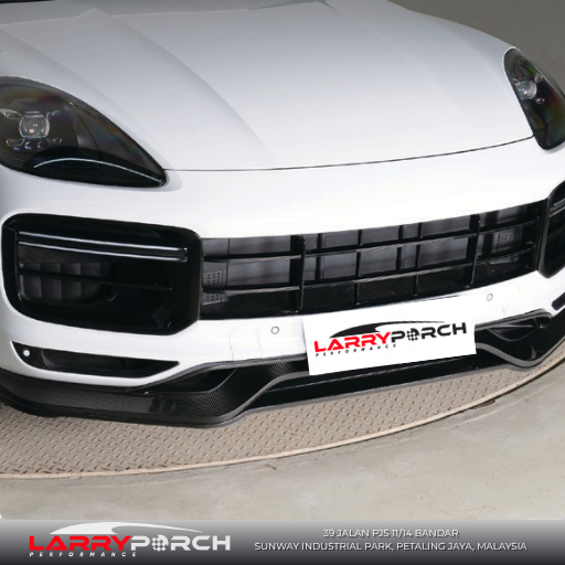 High-End TKT Style Front Lip Assembly for Porsche Cayenne 9Y0.1 (2018-2023)