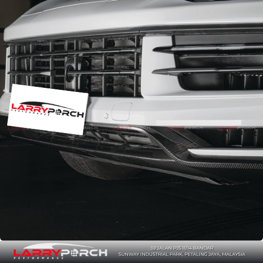 OE GT Style Carbon Fiber Front Lip for Porsche Cayenne 9Y0.2