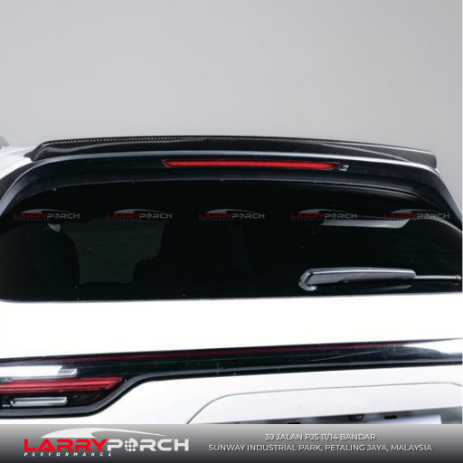 TKT Style Carbon Fiber Top Wing for Porsche Cayenne 9Y0.1 (2018-2023) Stick-On Type