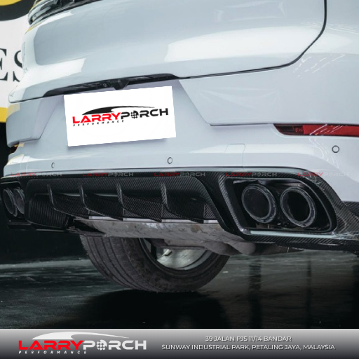 Tkt Porsche Carbon Rear Diffuser Assembly for Cayenne 9y0.2