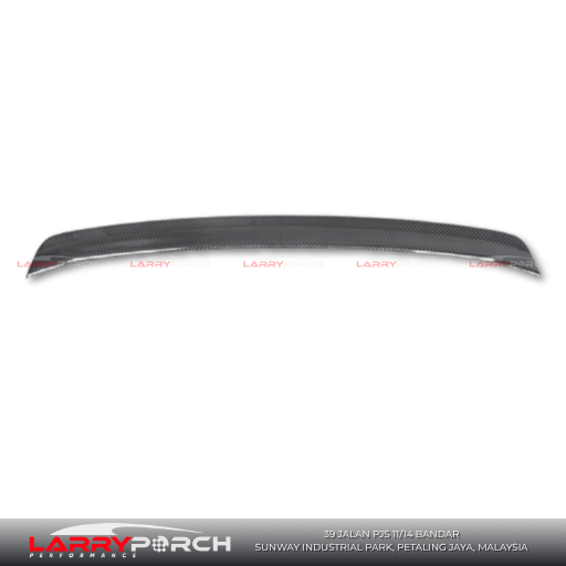 Turbo TKT Style Carbon Fiber Top Wing for Porsche Cayenne 9Y0.1 (2018–2023) Stick-On Type