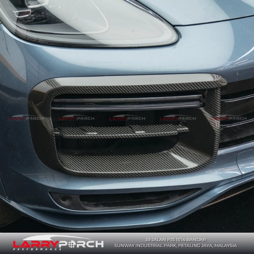 Turbo TKT Style Front Bumper Grille Frame for Porsche Cayenne 9Y0.1 (2018-2023)