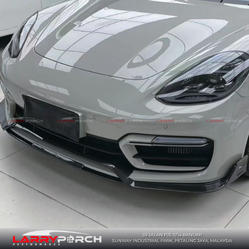 Carbon Fiber Front Lip Porsche Panamera 971 LarryPorch