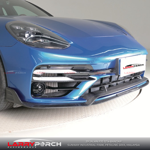 Carbon Fiber Front Lip Porsche Panamera 971 LarryPorch