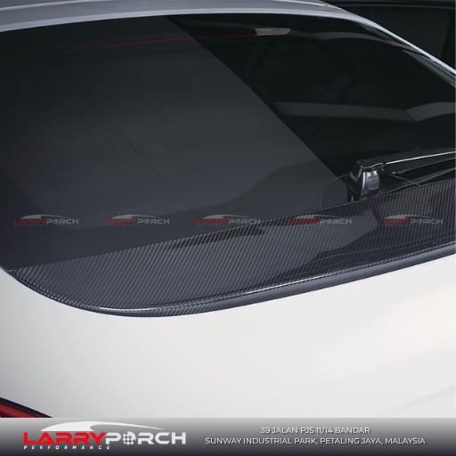 Carbon rear spoiler for Porsche Panamera 970 larryporch automotive car body kit shop