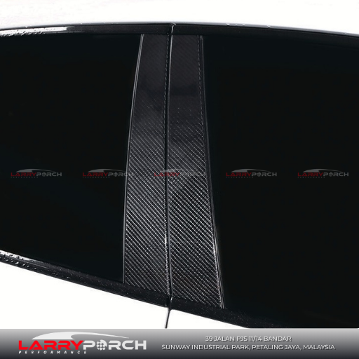 Shop Carbon Fiber Window Column for Porsche Panamera 970 LarryPorch Malaysia
