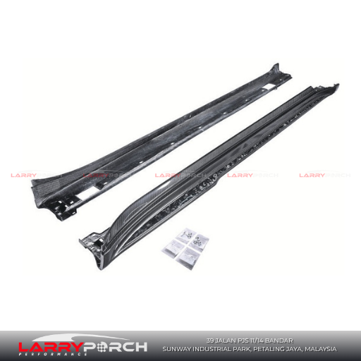 Shop GTS Side Skirt Carbon Fiber for Porsche Panamera 970 LarryPorch Malaysia