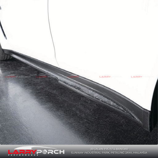 Shop GTS Side Skirt Carbon Fiber for Porsche Panamera 970 LarryPorch Selangor