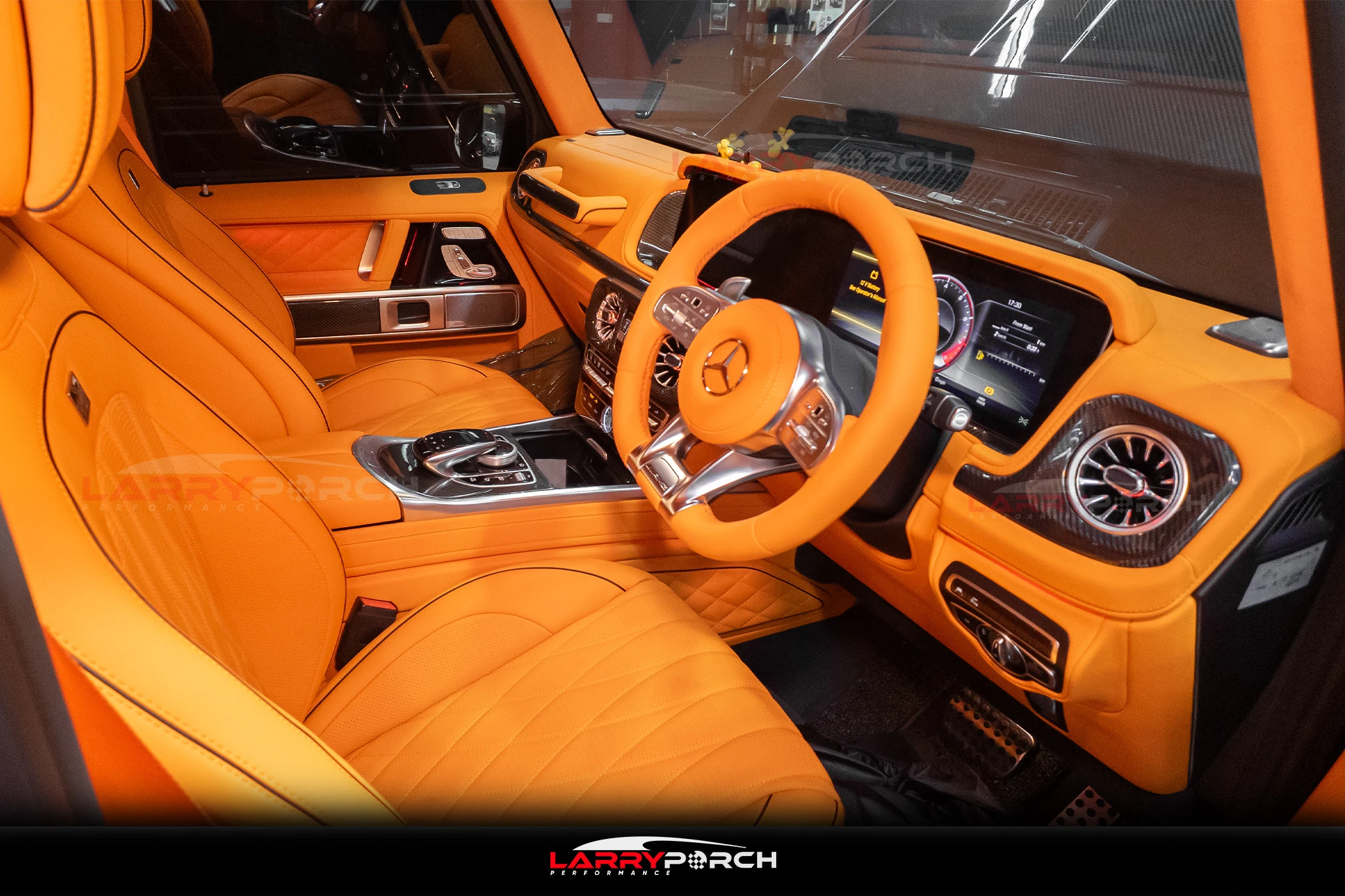 MERCEDES GWAGON W464 INTERIOR UPGRADE BRABUS ROCKET 900 INTERIOR STYLE